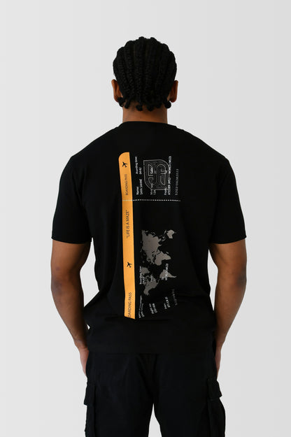 Black Printed T-Shirt 